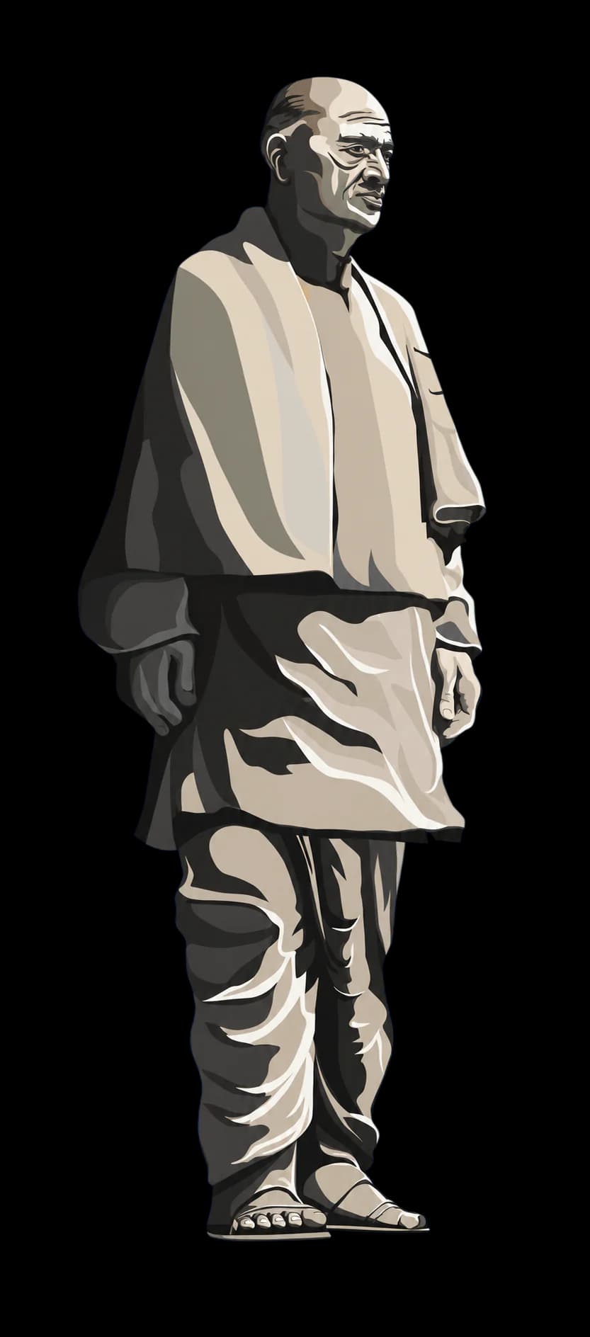 Statue of Unity illustration